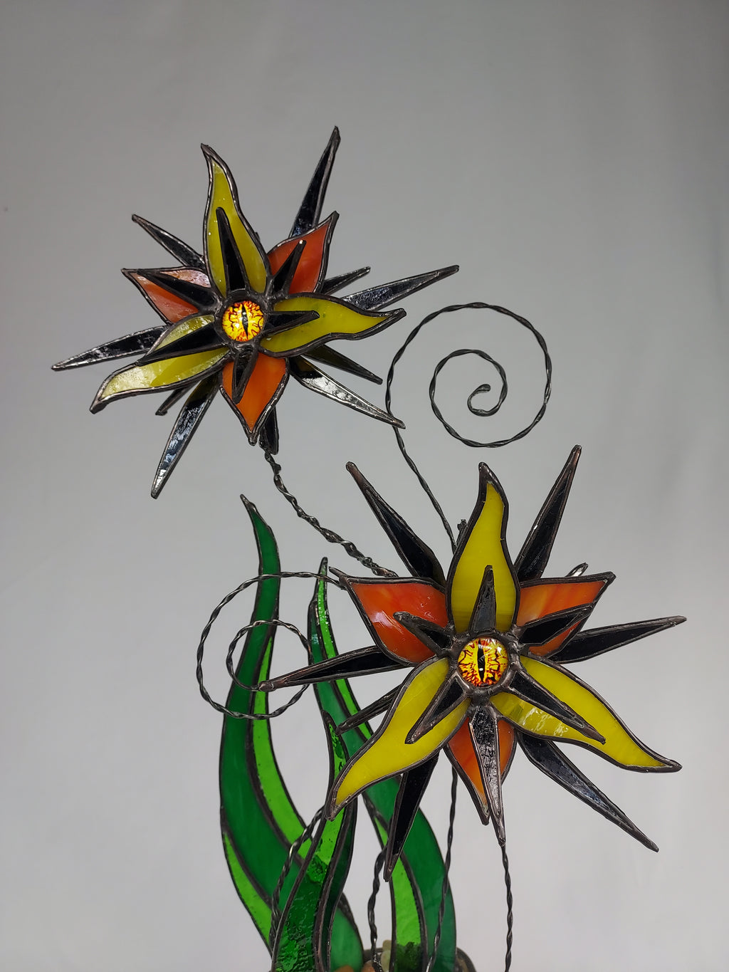 Soul Flower Stained Glass Sculpture