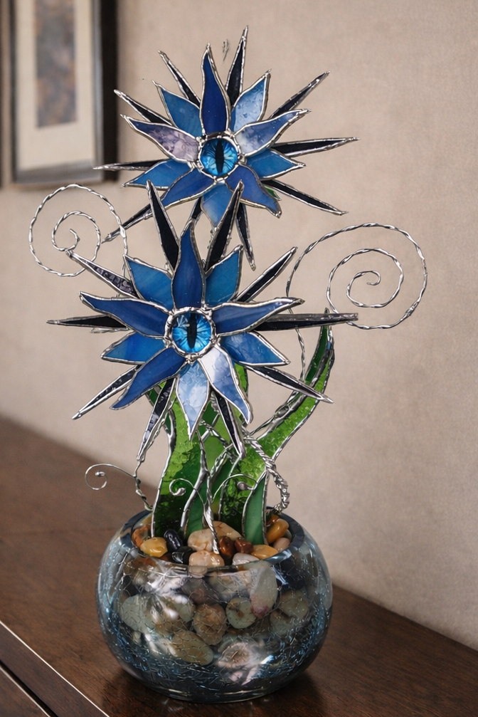 Sky Blue Soul Flower